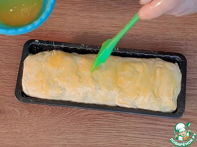 Свинина с брусничным соусом и пирог
