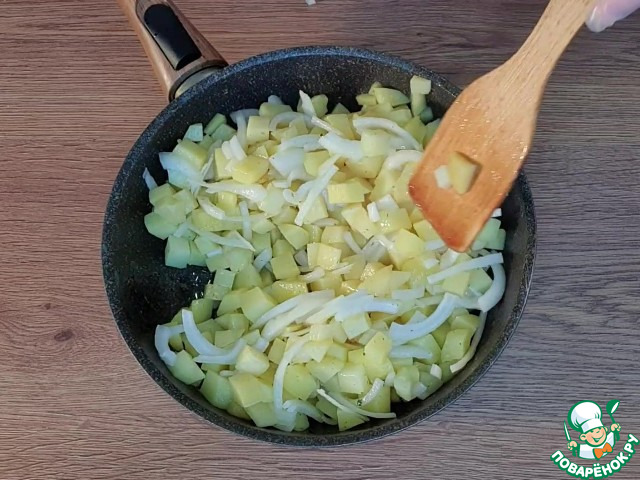Свинина с брусничным соусом и пирог