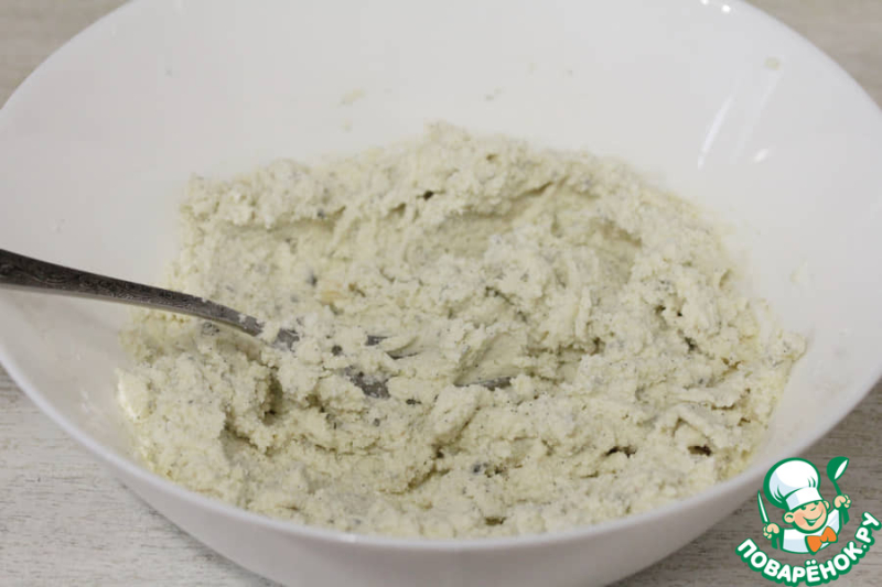 Сырники с голубым сыром