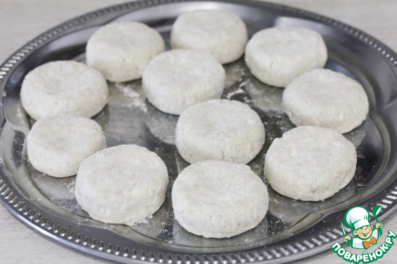 Сырники с голубым сыром