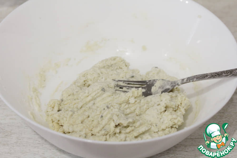 Сырники с голубым сыром