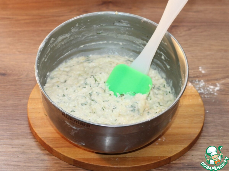 Сырные булочки с добавлением кабачка