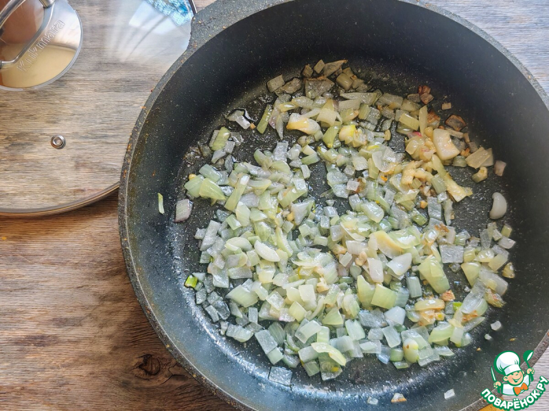Такос с мясом, черешней и камамбером