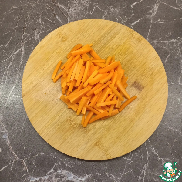 Тяхан с курицей и овощами