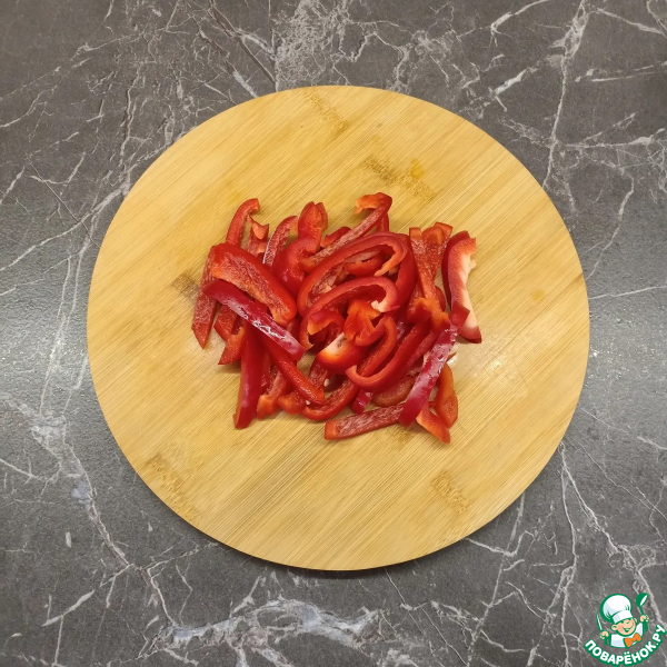 Тяхан с курицей и овощами