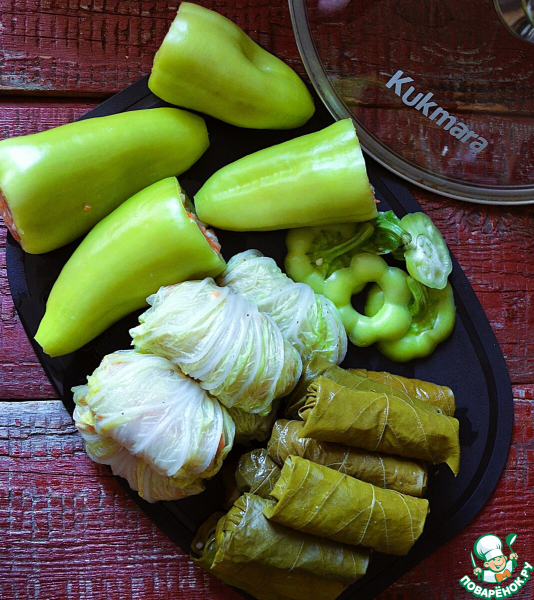 Толма ( долма) с булгуром и мясом