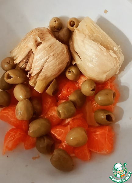 Треска с клементинами, картофелем и фенхелем