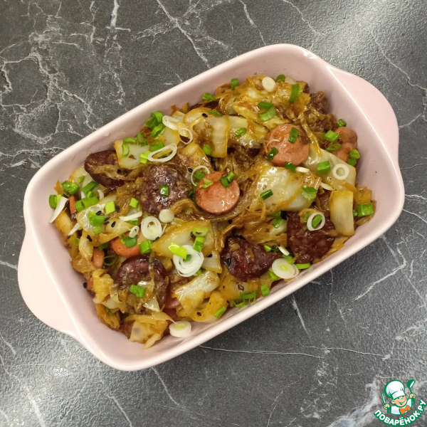 Тушеная капуста по-немецки