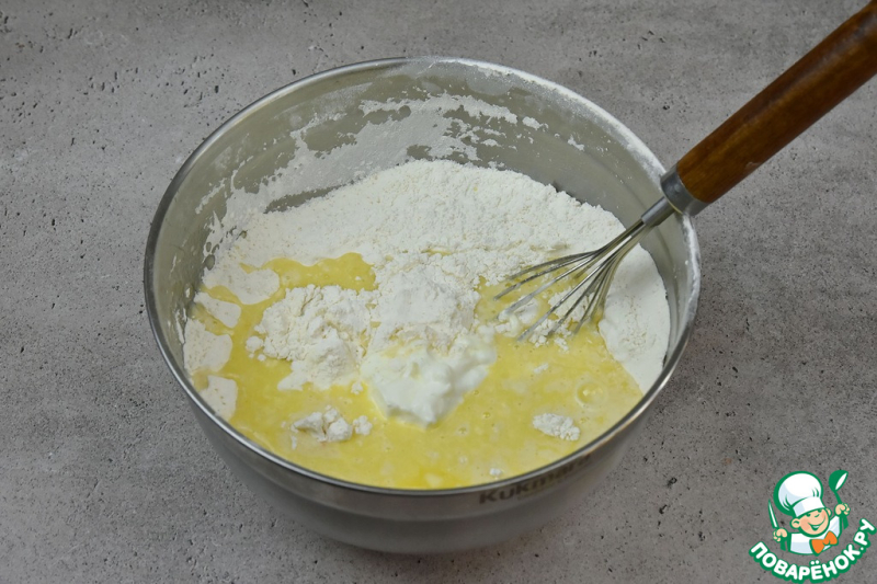 Творожные булочки со сливками