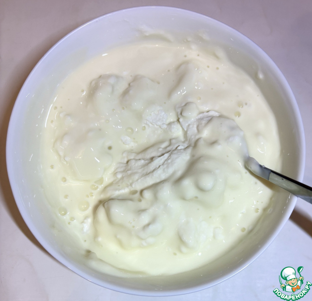 Творожный десерт с мандаринами "тирамису"