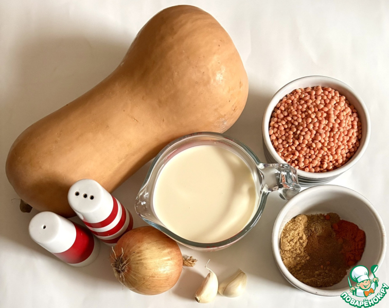 Тыквенно-чечевичный суп