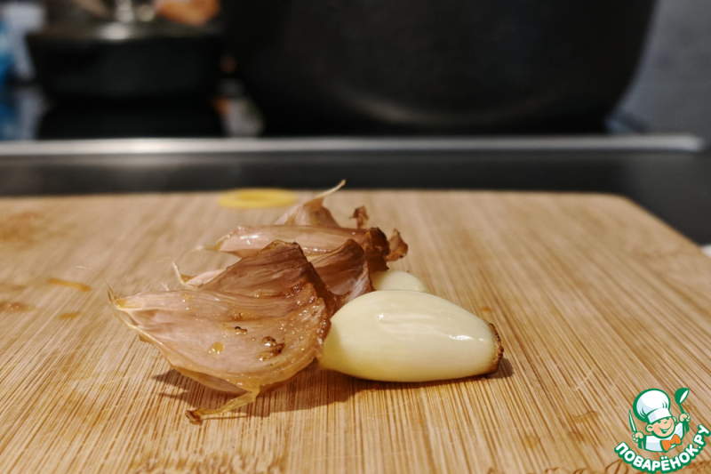 Тыквенный суп с морковными клёцками