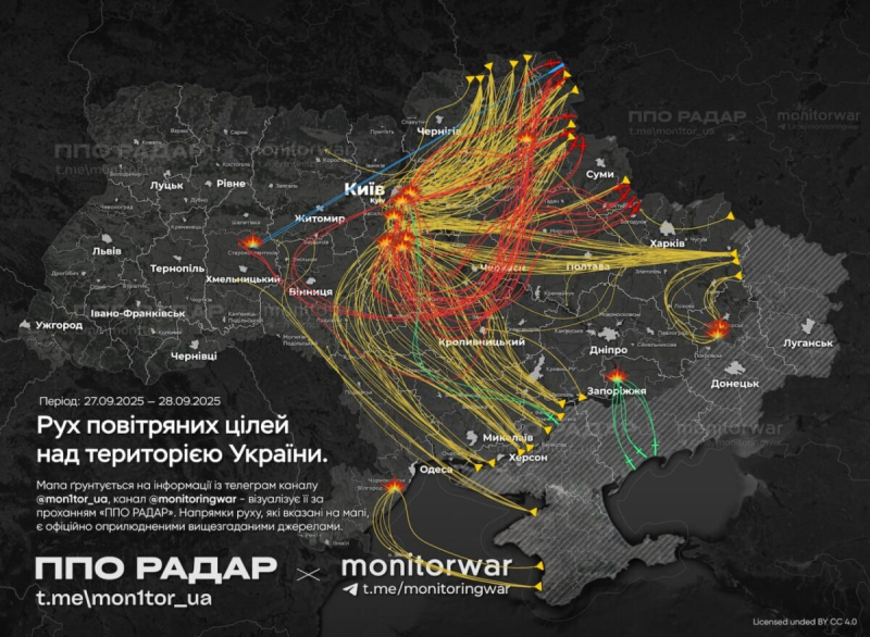 В Воздушных силах раскрыли, сколько удалось сбить выпущенных россиянами дронов и ракет