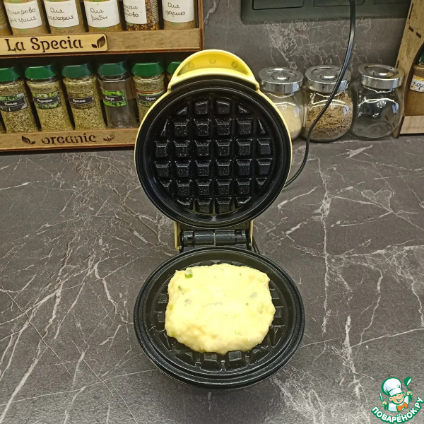 Вафли картофельные с зеленью