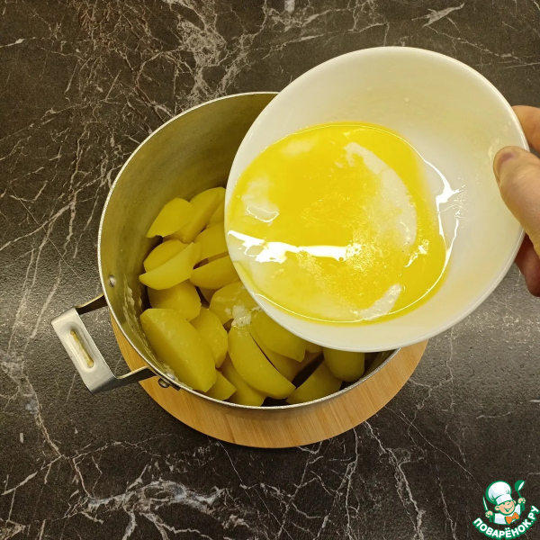 Вафли картофельные с зеленью