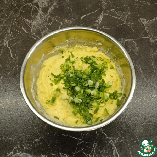 Вафли картофельные с зеленью