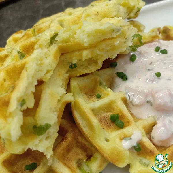 Вафли картофельные с зеленью