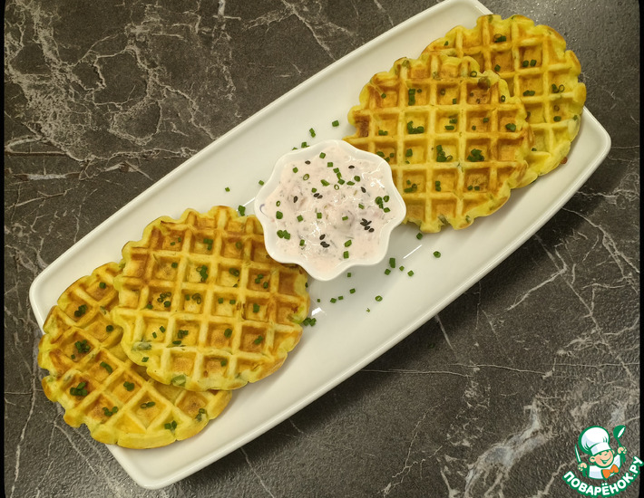 Вафли картофельные с зеленью