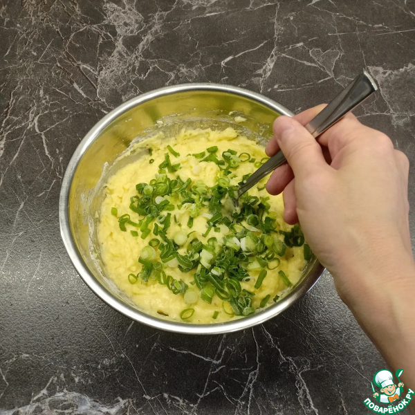 Вафли картофельные с зеленью