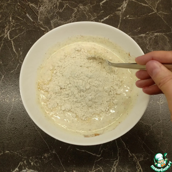 Вафли на цельнозерновой муке с яблоком