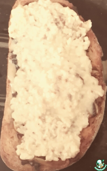 Валлийский рарэбит с луковым маринадом