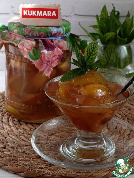 Варенье из яблок и мяты