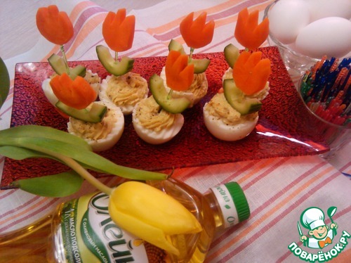 Весенние фаршированные яйца