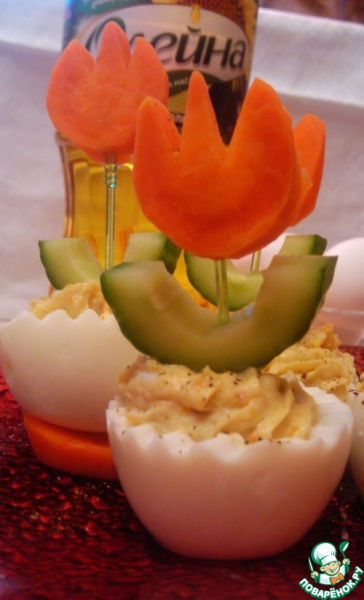 Весенние фаршированные яйца