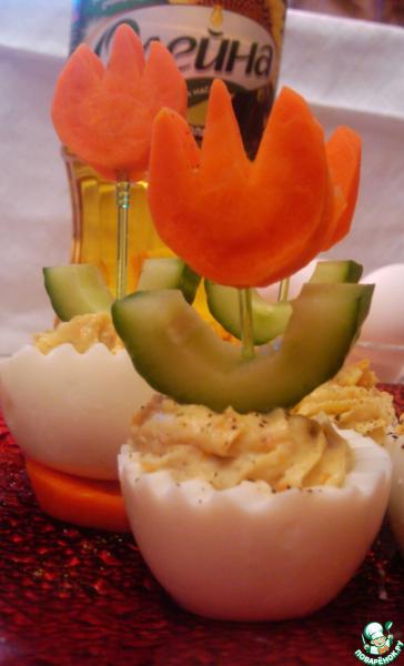 Весенние фаршированные яйца