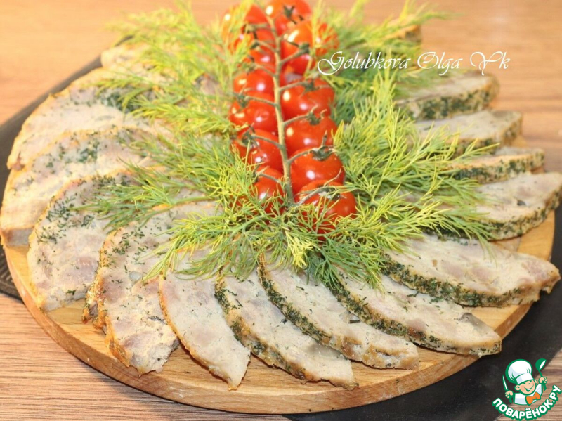 Ветчина из курицы и индейки