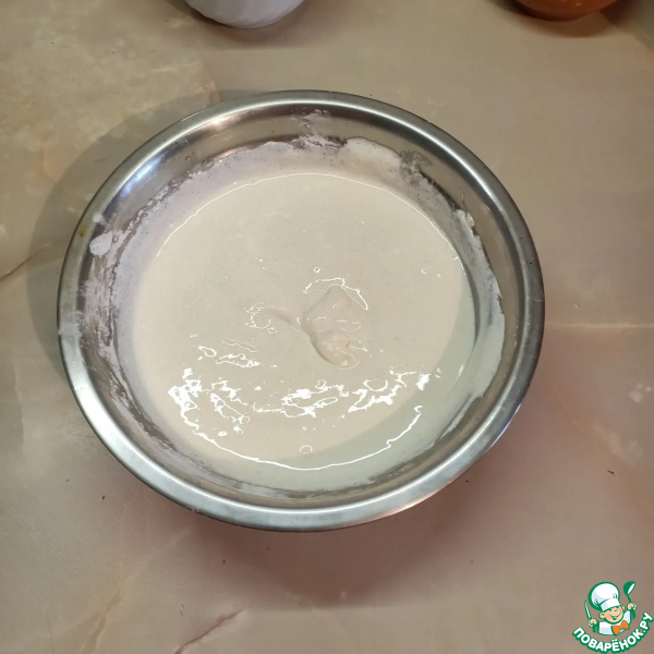 Вишневый пирог в сметанной заливке