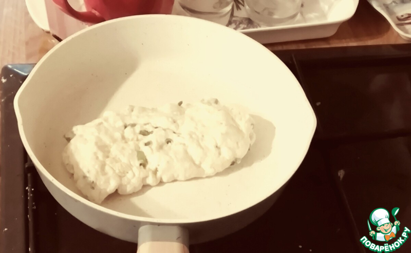 Восточные лепешки с копчёным лососем