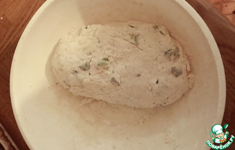 Восточные лепешки с копчёным лососем