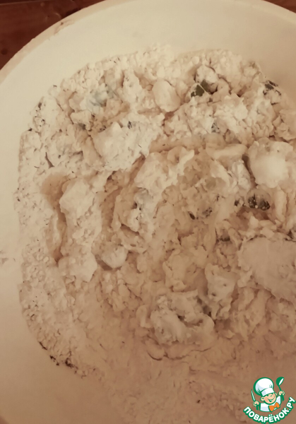 Восточные лепешки с копчёным лососем