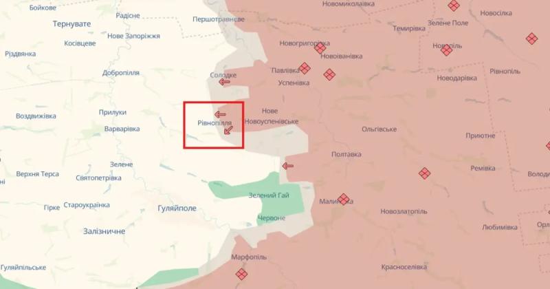 ВСУ отступили от Ровнополья в Запорожской области