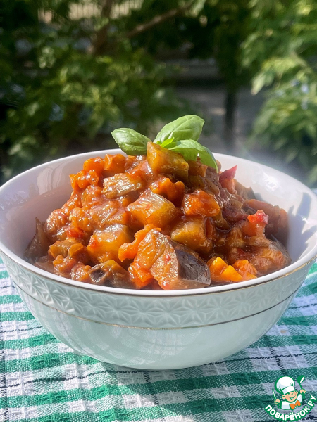Закуска из баклажан и слив