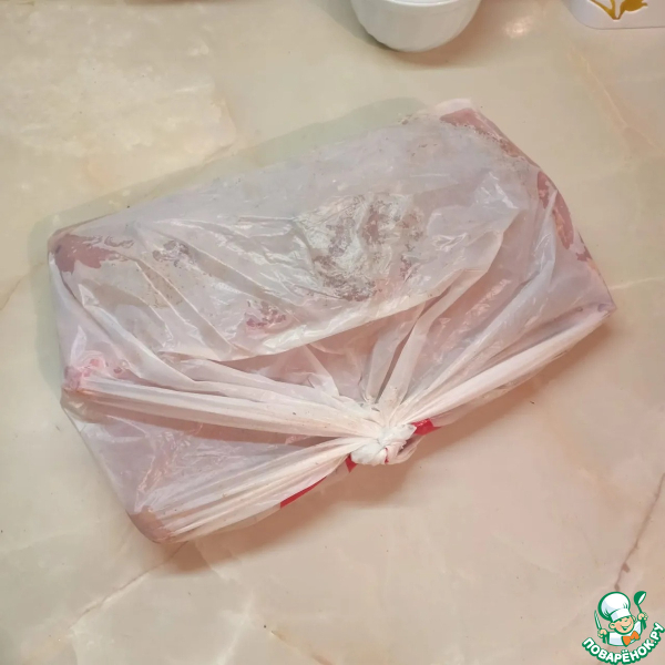 Запеченые свиные ребрышки в соево-винной глазури