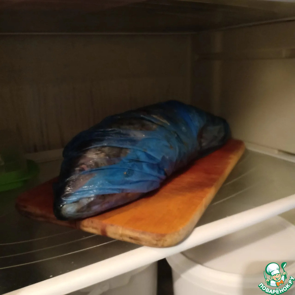 Запеченый белый амур под сметанной корочкой