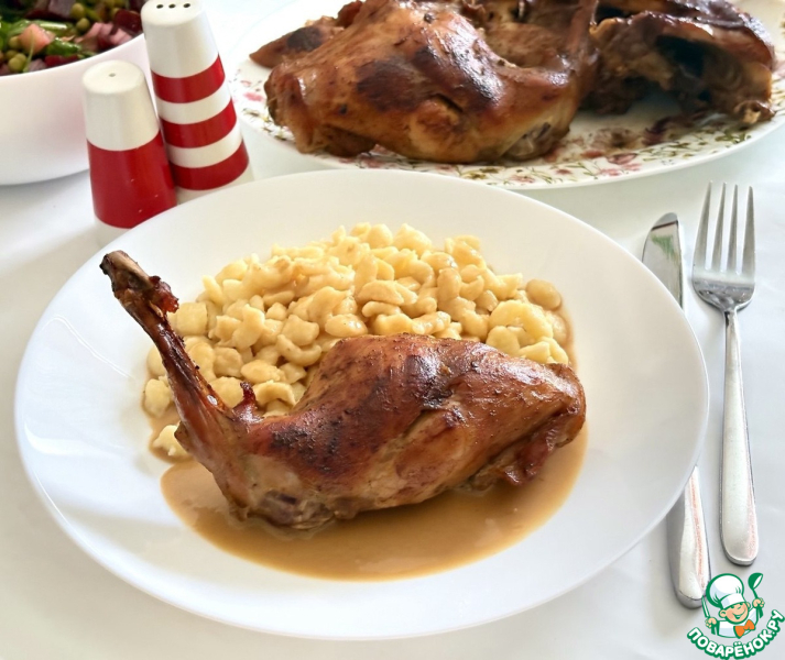 Запечённый кролик