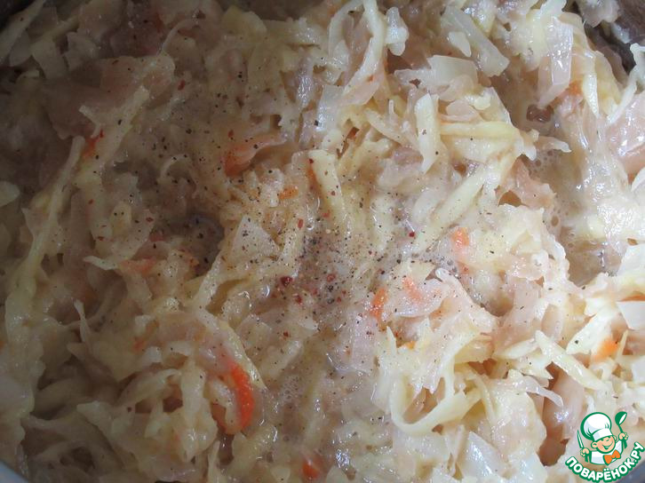 Запеканка из квашеной капусты с сыром