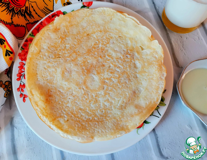 Жаккардовые блины