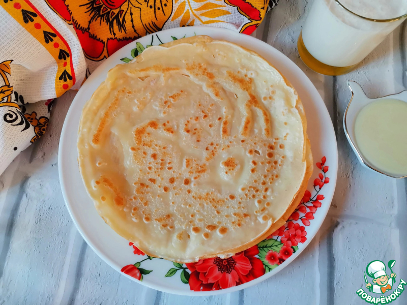 Жаккардовые блины