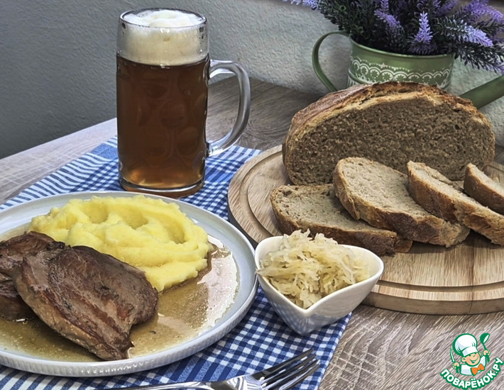 Жареная свинина по немецки