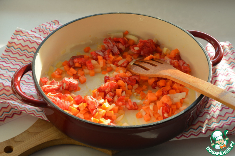 Зимнее овощное рагу со свеклой