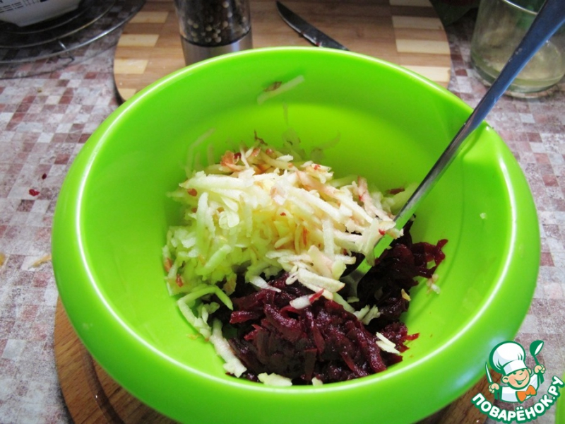 Зимний салат из свеклы