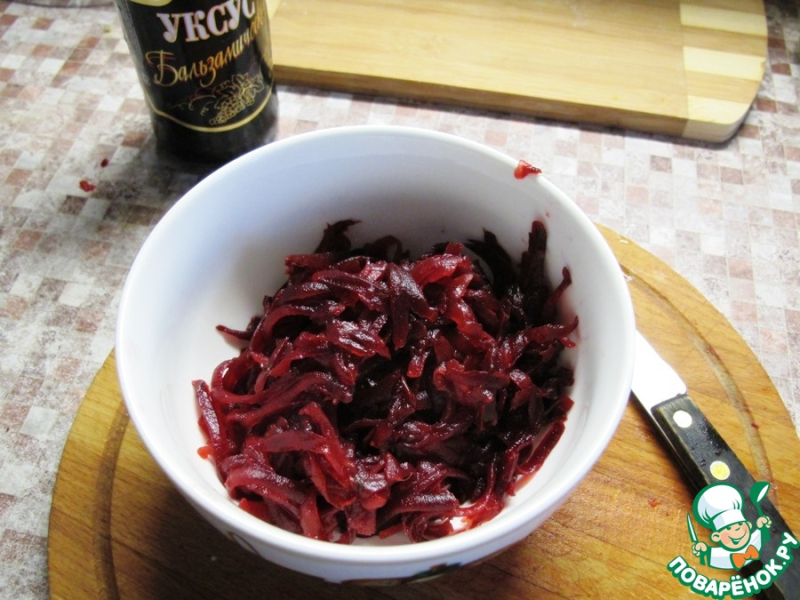 Зимний салат из свеклы